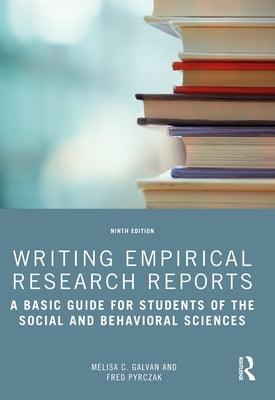 Writing Empirical Research Reports: A Basic Guide for Students of the Social and Behavioral Sciences - Paperback | Diverse Reads