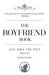 The Boyfriend Book - Paperback | Diverse Reads